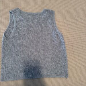 Blue Sleeveless Women's Top